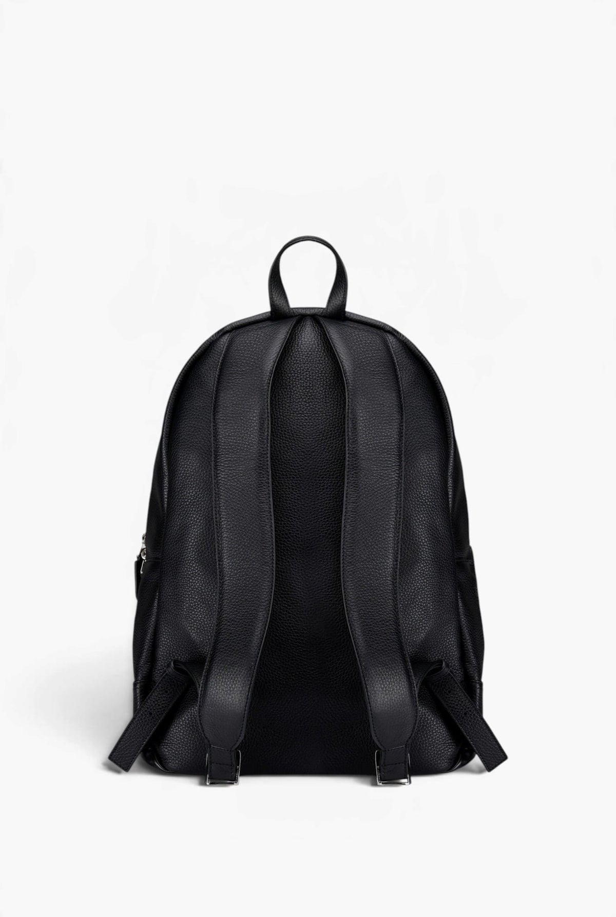 SANTONI Zaino Pelle Martellata Nero