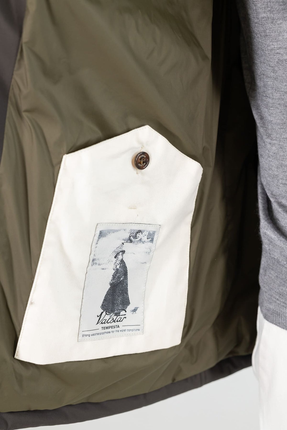 VALSTAR Field Jacket "Brera" Microfibra Marrone Ebano