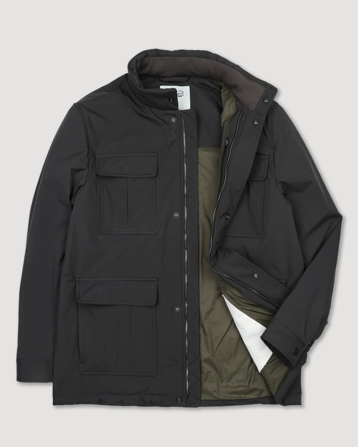 VALSTAR Field Jacket "Brera" Microfibra Marrone Ebano