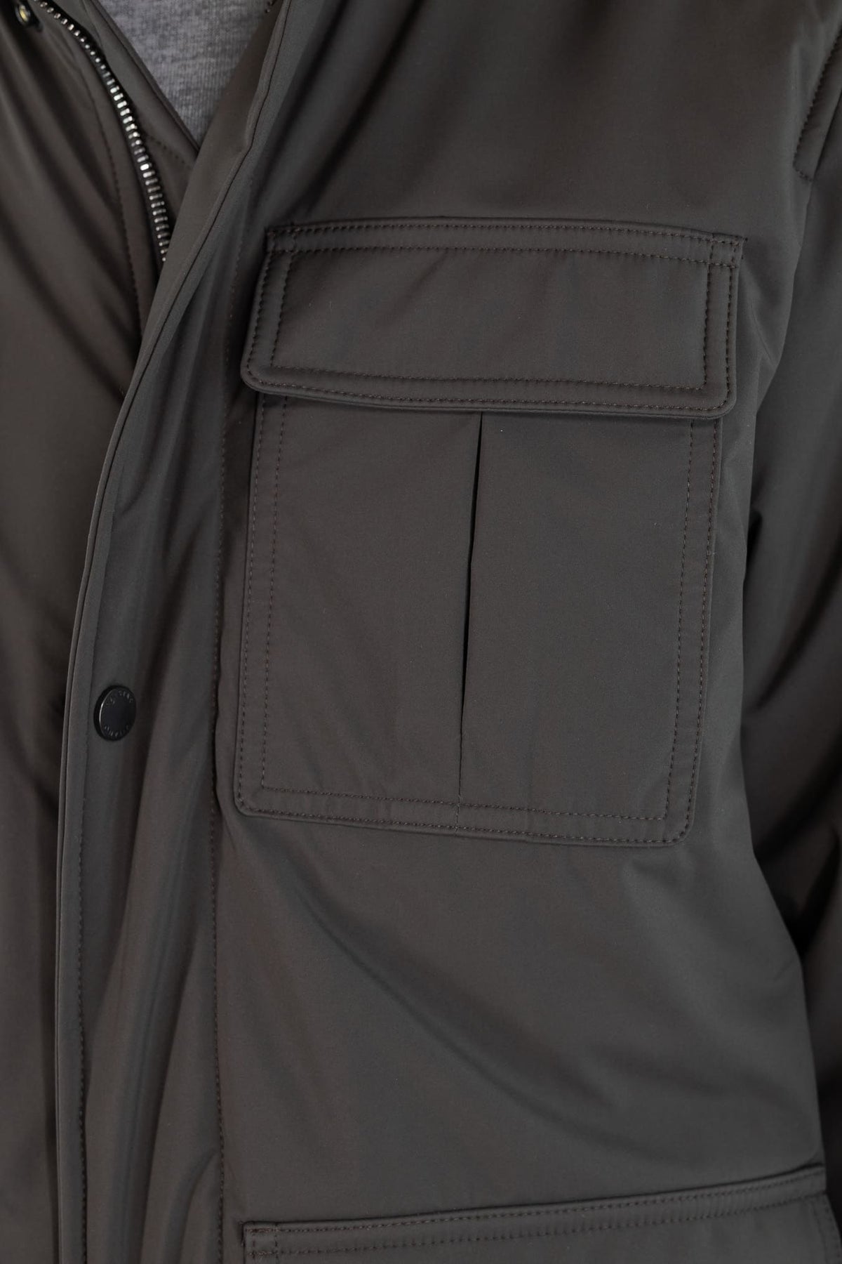 VALSTAR Field Jacket "Brera" Microfibra Marrone Ebano