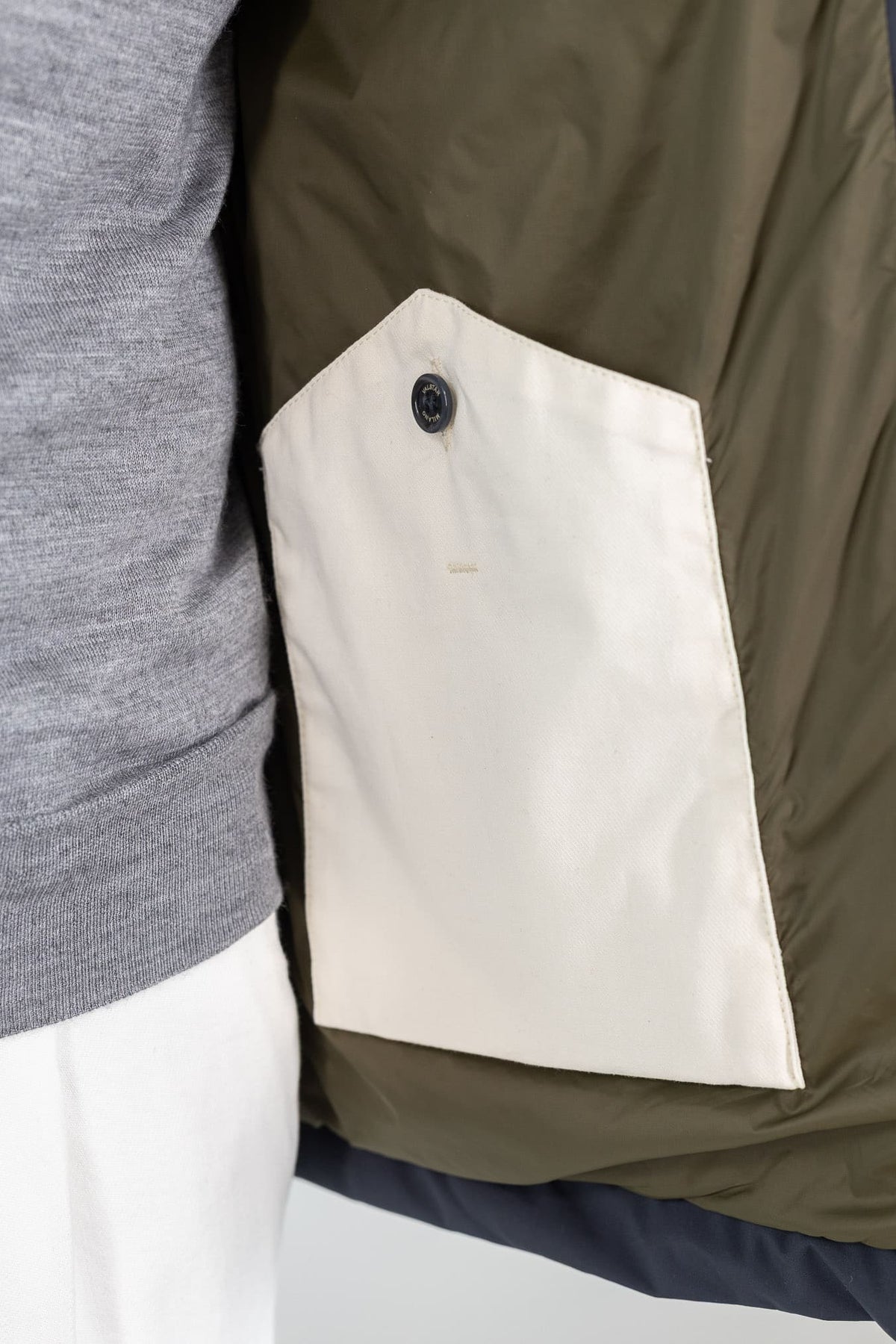 VALSTAR Field Jacket "Brera" Microfibra Blu Navy