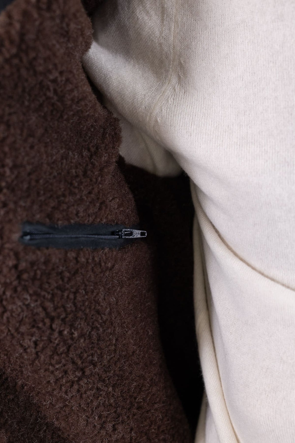 VOLFAGLI Bomber Suede Blu Scuro Foderato