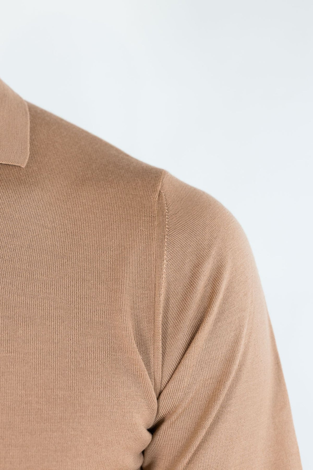 OTTAVIANI Polo "Wish" Skipper Merinos Camel
