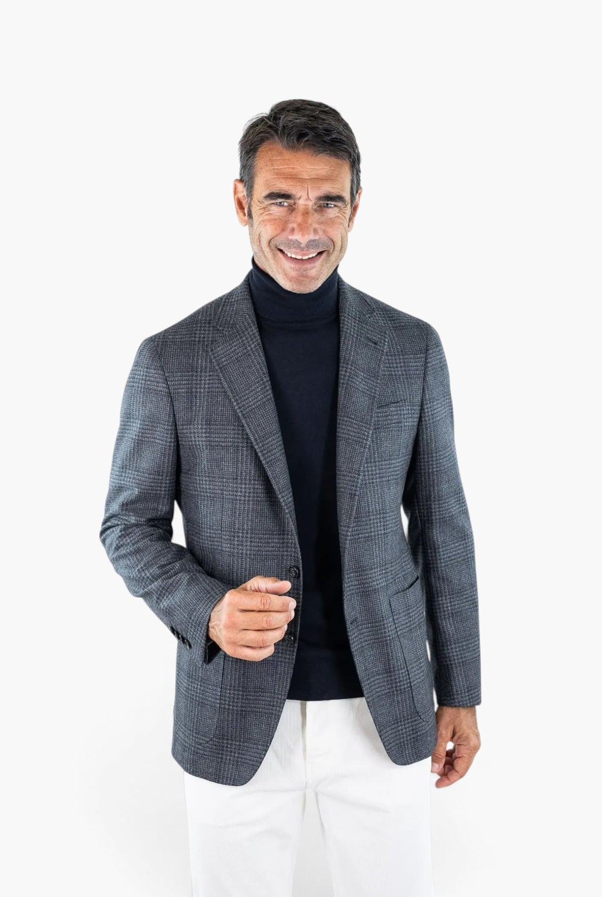 Giacca "Kei" Galles Blu Grigio CANALI