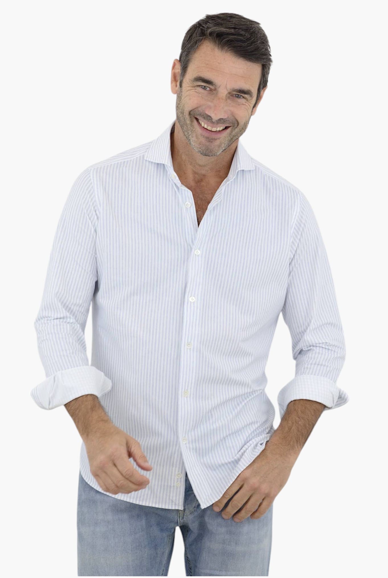 FFF Camicia Active Righe Azzurre - Guarino Store