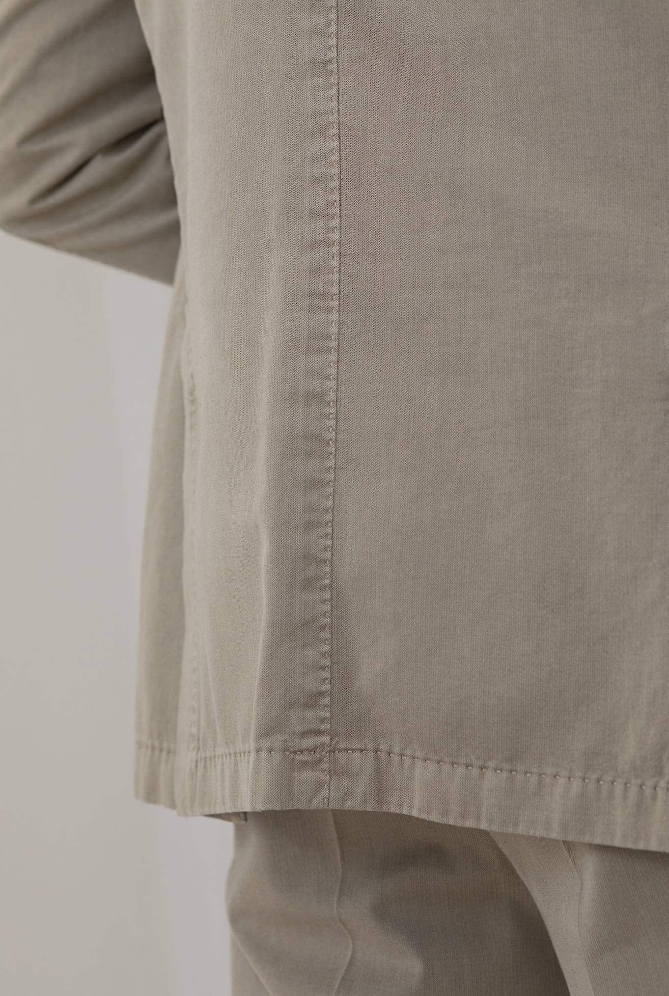 Abito Cotone Lavato Beige Petto a Lancia BOGLIOLI