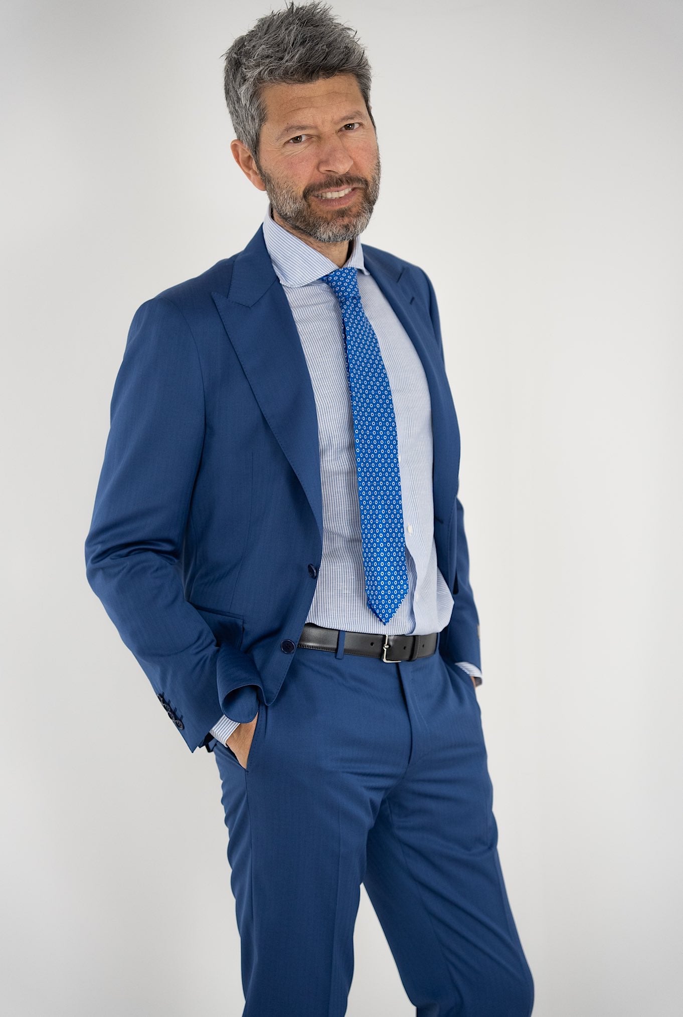 CANALI Abito Solaro Petto a Lancia Blu - Guarino Store