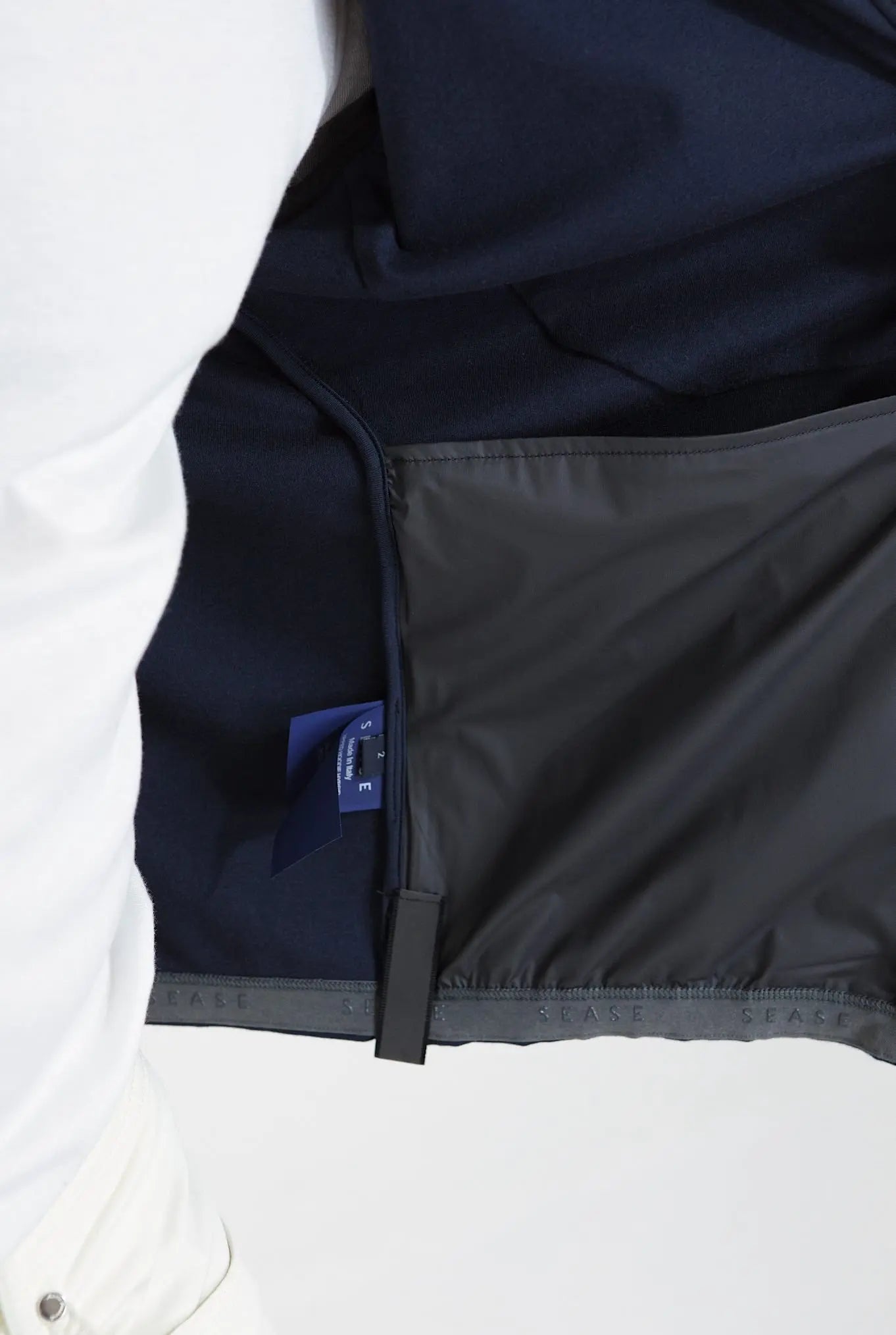 SEASE Felpa Cappuccio Jersey Blu Navy - Guarino Store