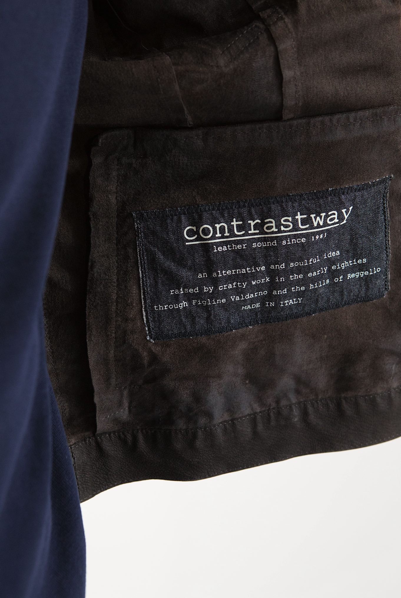 CONTRASTWAY Giubbino Chevrette Light anni '70/'80 - Guarino Store