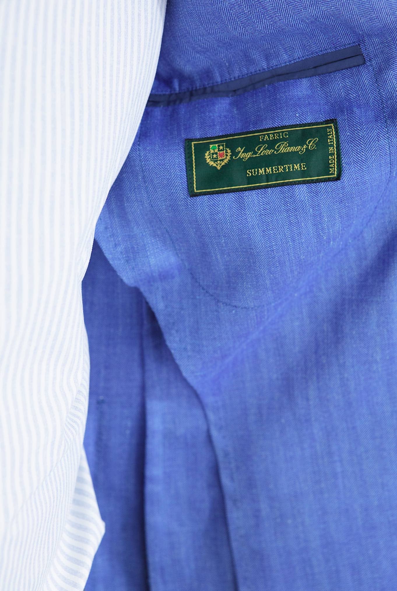 GUARINO Giacca Spigata tessuto Loro Piana - Guarino Store