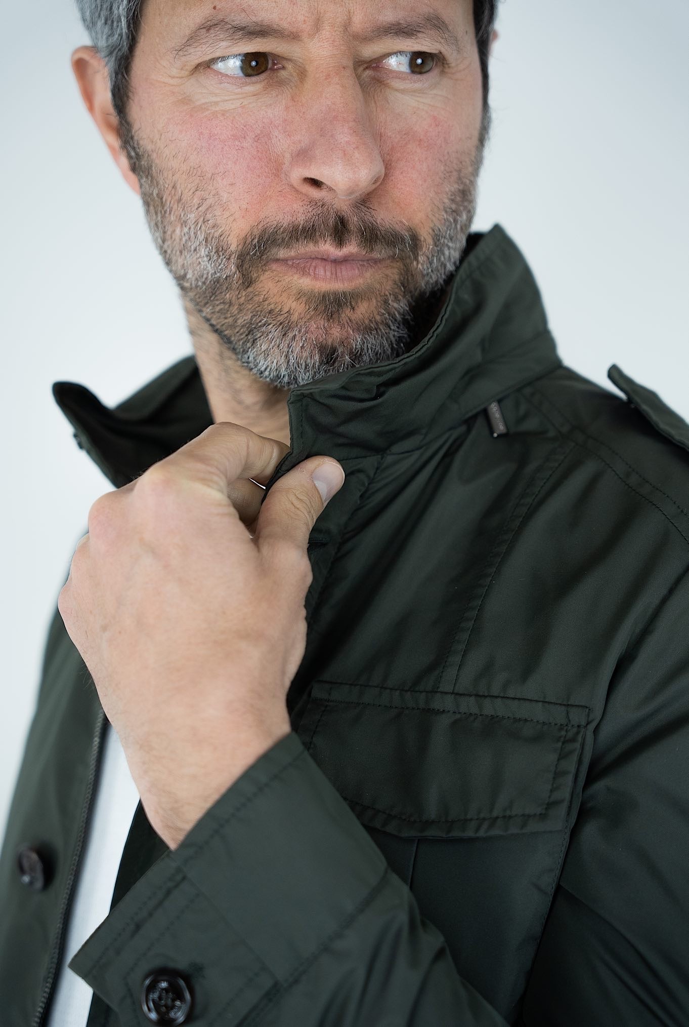 MOORER Field Jacket mod. Porto Idrorepellente Verde - Guarino Store