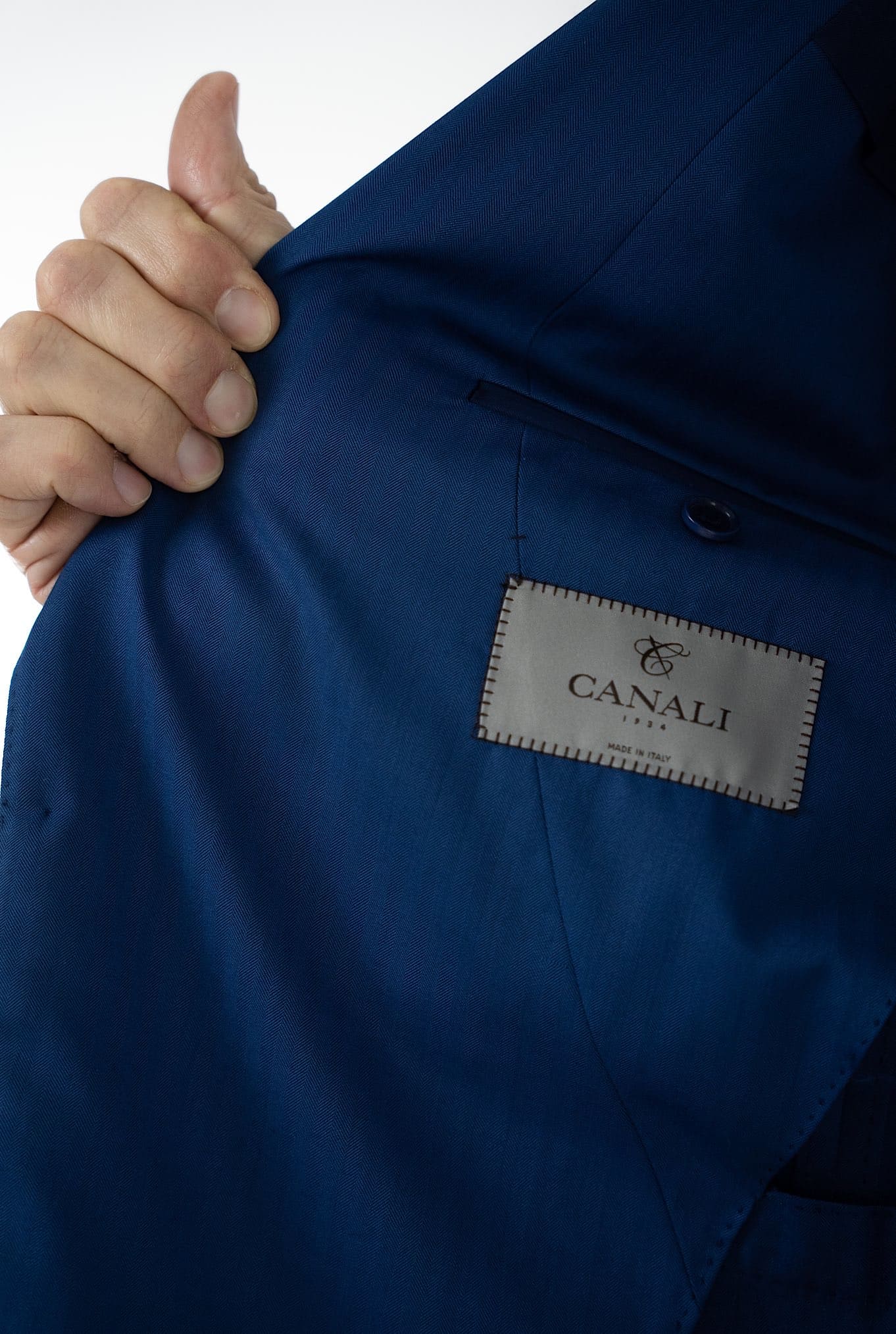 CANALI Abito Solaro Petto a Lancia Blu CANALI