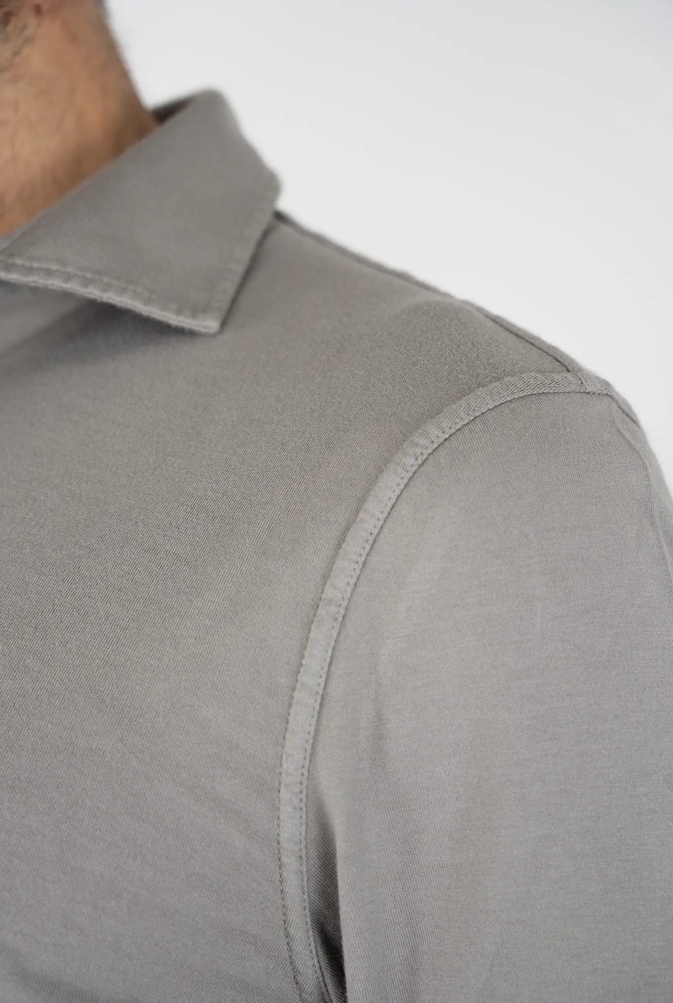 FEDELI Polo Maniche Lunghe mod. Zero Cotone Beige - Guarino Store