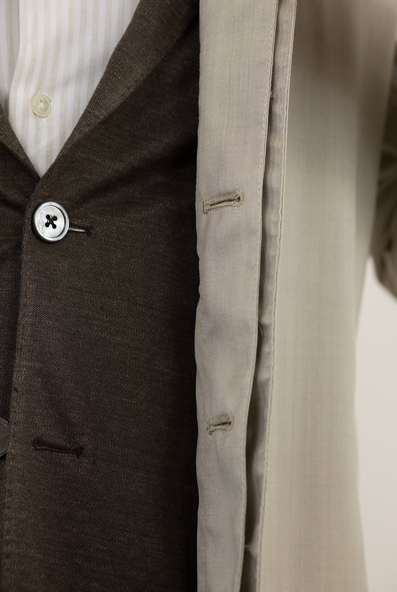 Carcoat tessuto Solaro Vitale Barberis Canonico Beige GUARINO