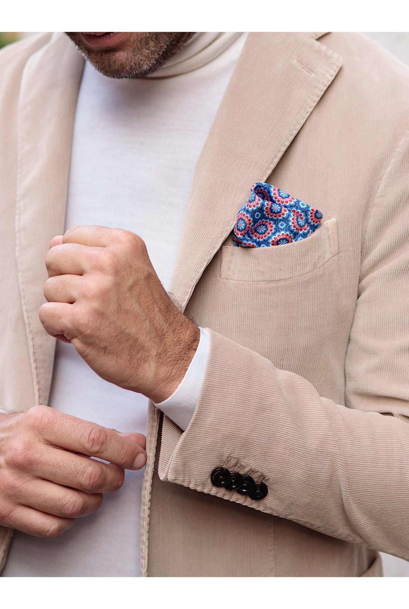 K-Jacket Velluto Cotone beige - Guarino Store