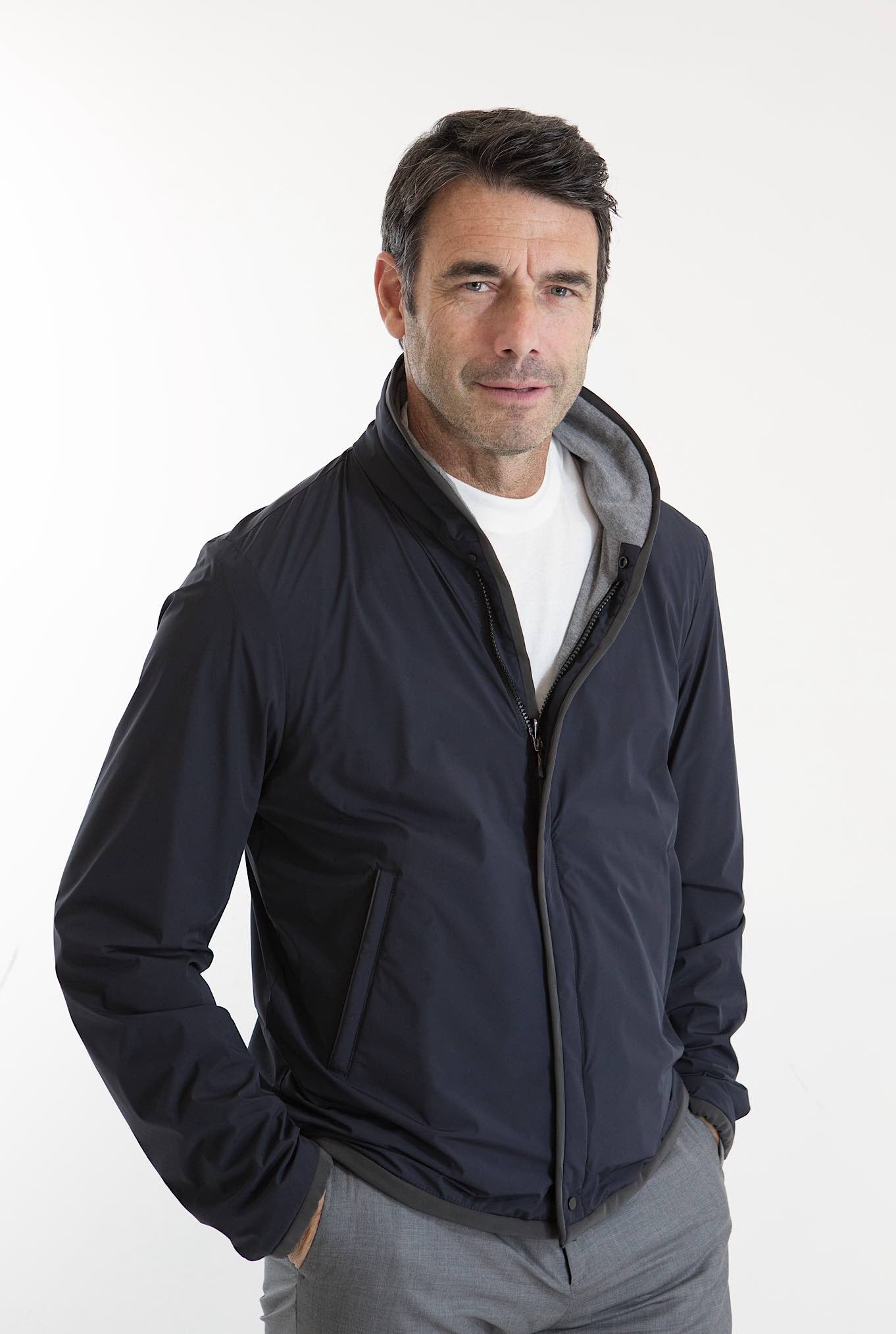 SEASE Giubbino Reversibile mod. Jibset Blu Grigio - Guarino Store