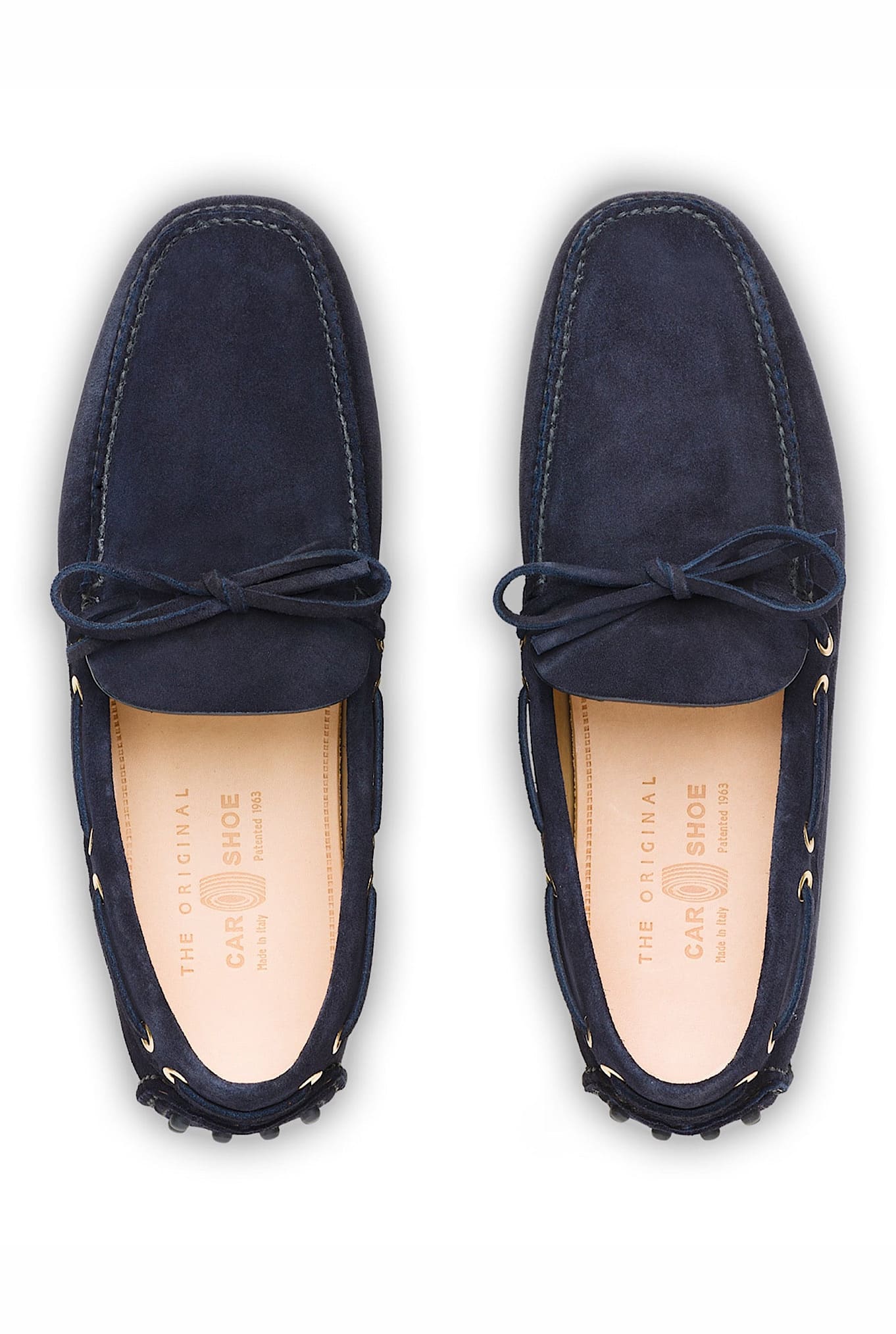 Mocassino Suede blu CAR SHOE
