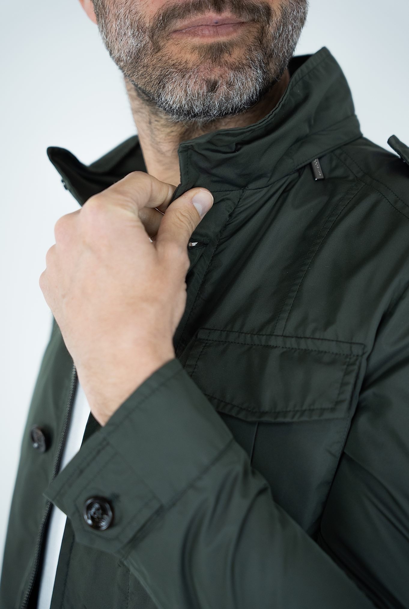 MOORER Field Jacket mod. Porto Idrorepellente Verde - Guarino Store