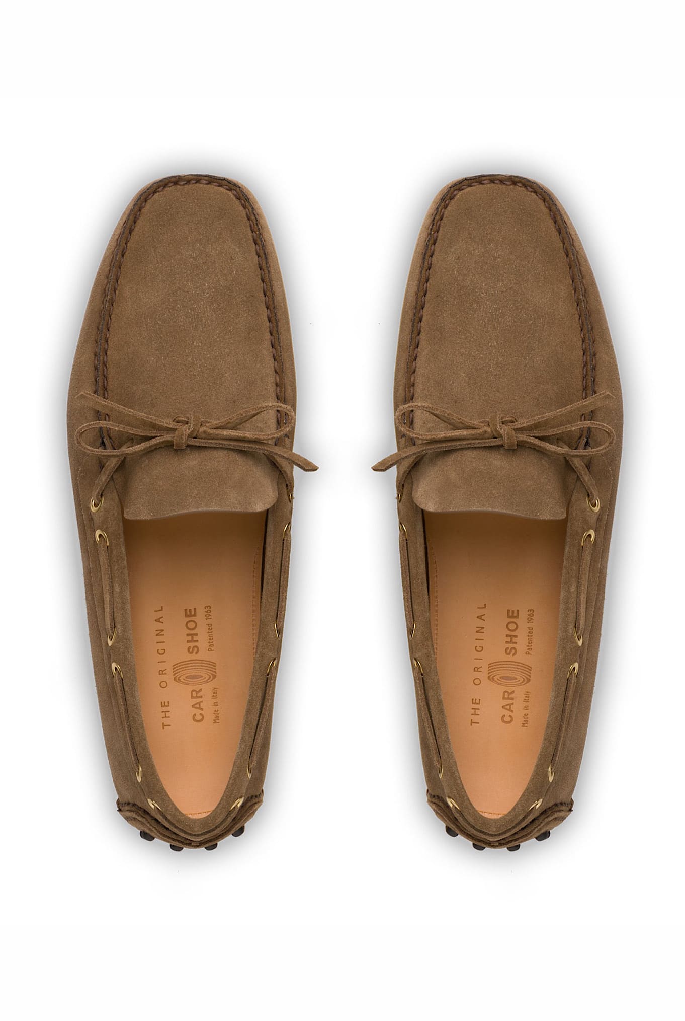 Mocassino Suede Beige Sigaro CAR SHOE