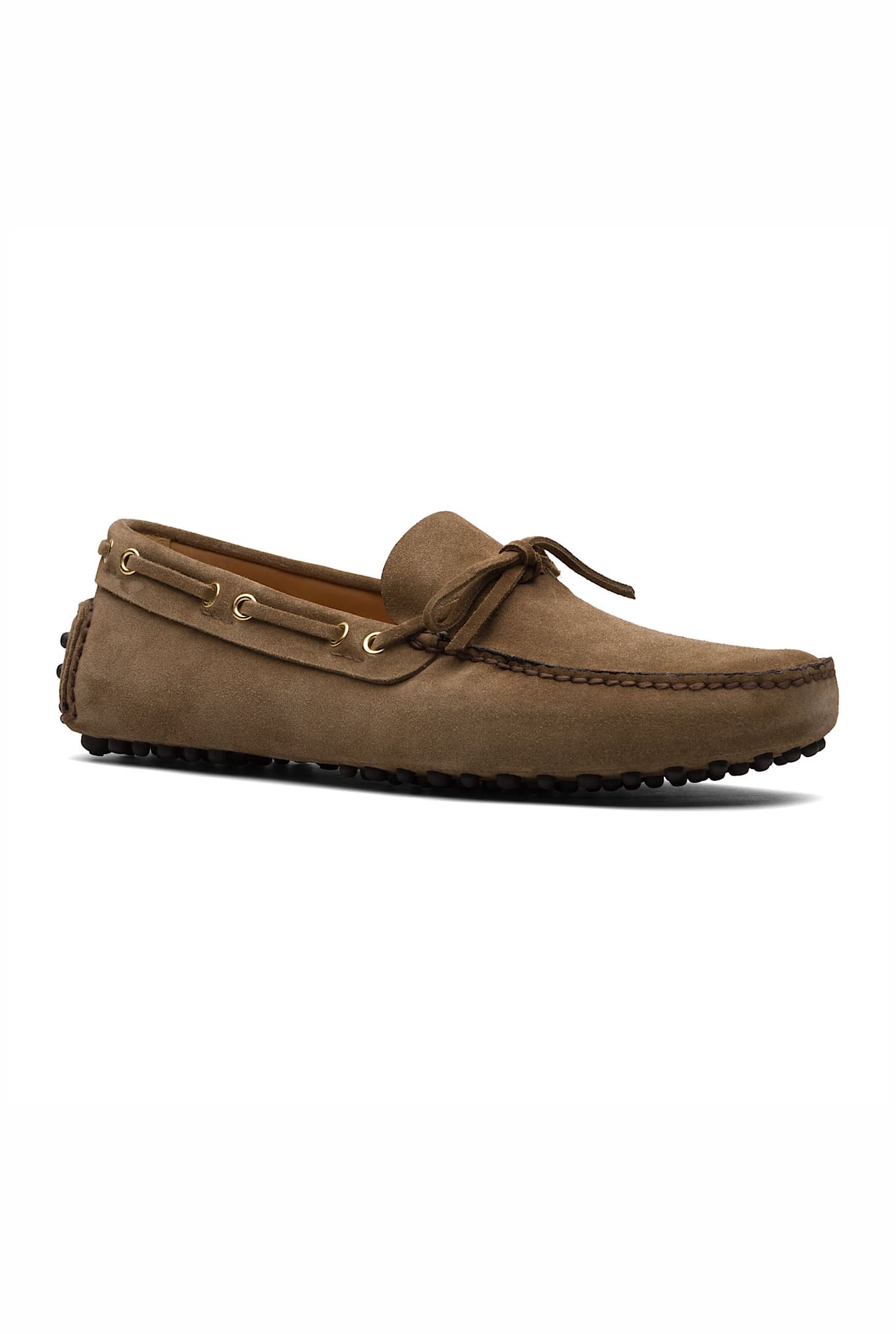 Mocassino Suede Beige Sigaro CAR SHOE