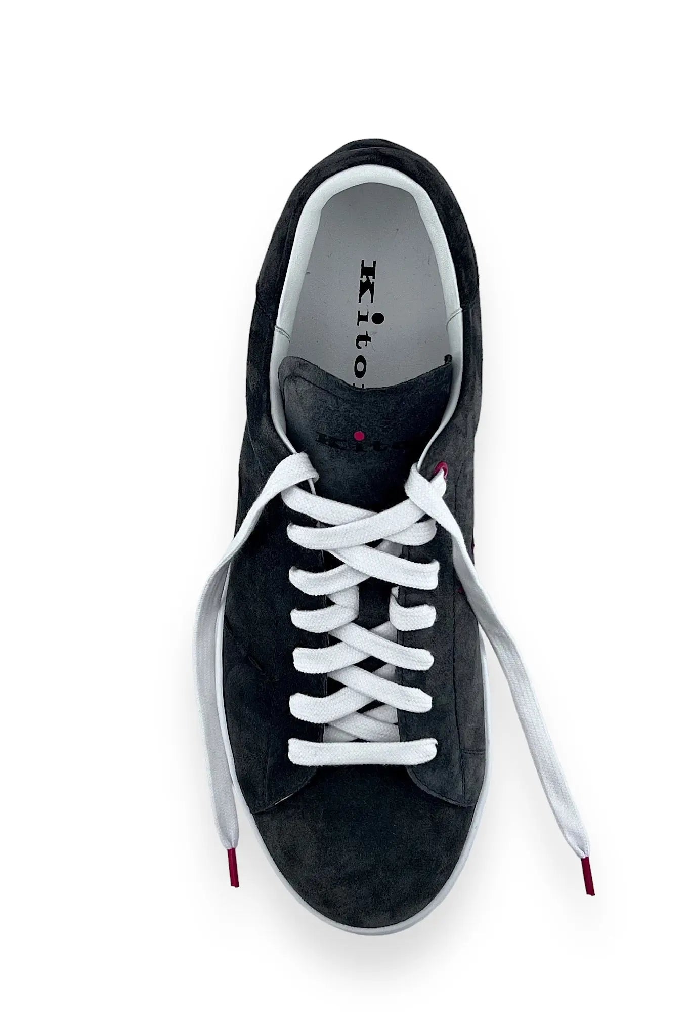 Sneakers in Suede Grigio - Guarino Store