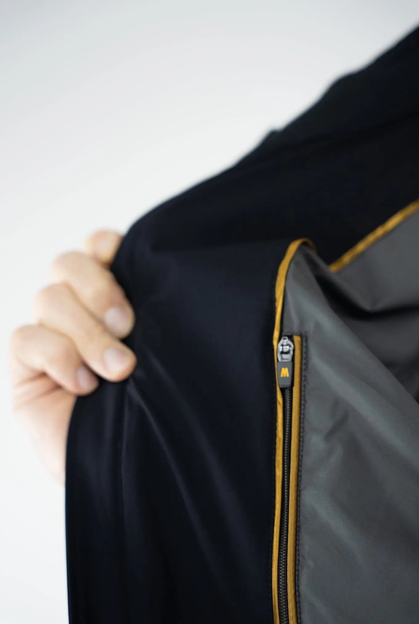 Bomber "Alberti" Stretch Water Resistant Blu Scuro - Guarino Store