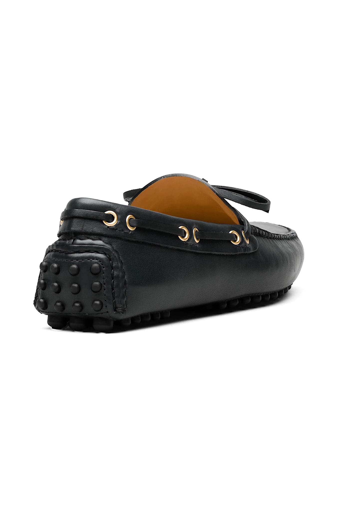 Mocassino in Pelle Nera CAR SHOE