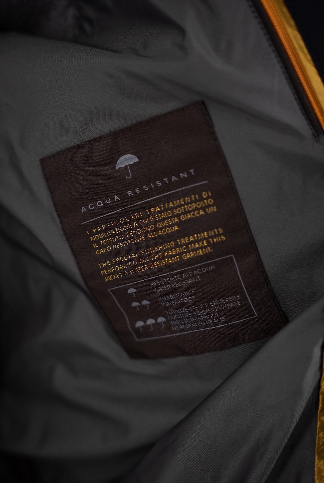 MOORER Bomber mod. Alberti Stretch Water Resistant Blu Scuro - Guarino Store