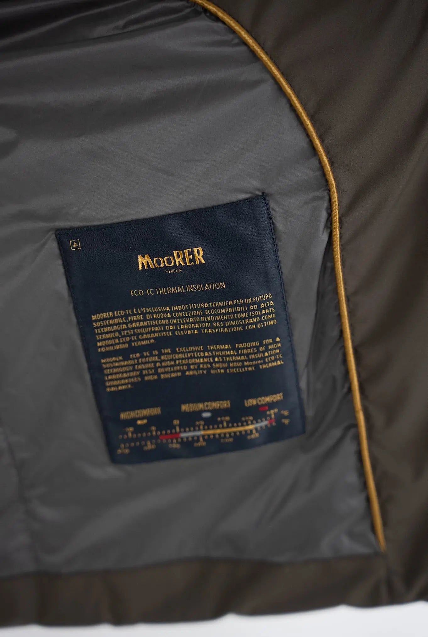 MOORER Gilet mod. Senio Super Leggero Idrorepellente Verde Militare - Guarino Store