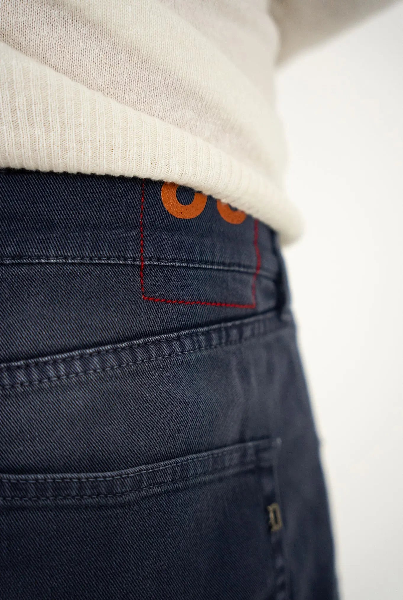 Pantaloni "Icon" Bull Stretch 5 tasche Blu DONDUP