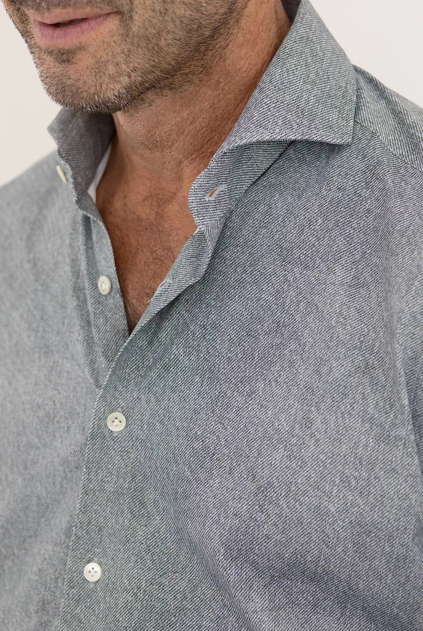 FFF Camicia Active Effetto Denim Grigio Chiaro - Guarino Store