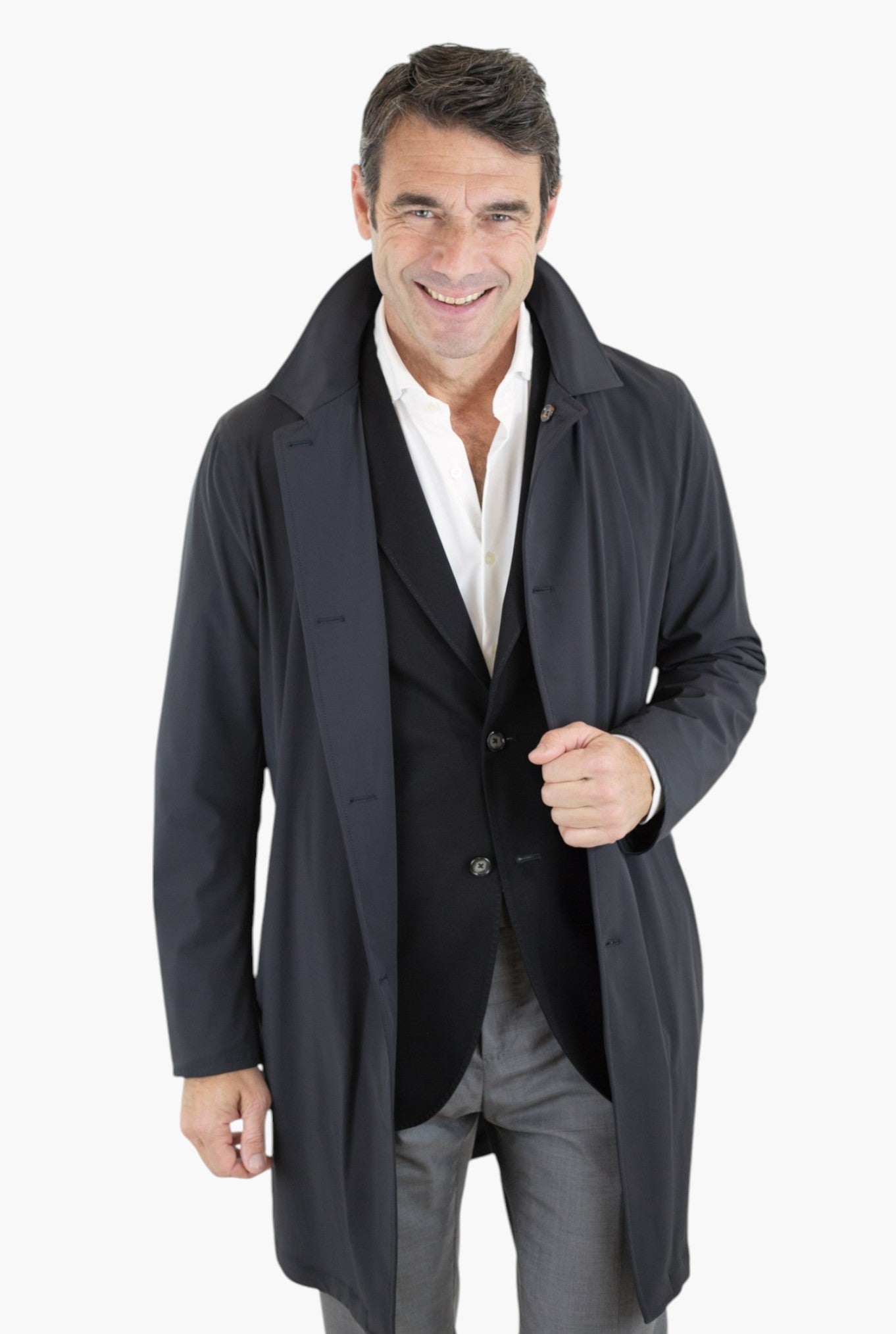 KIRED Soprabito Impermeabile Reversibile Nero - Guarino Store