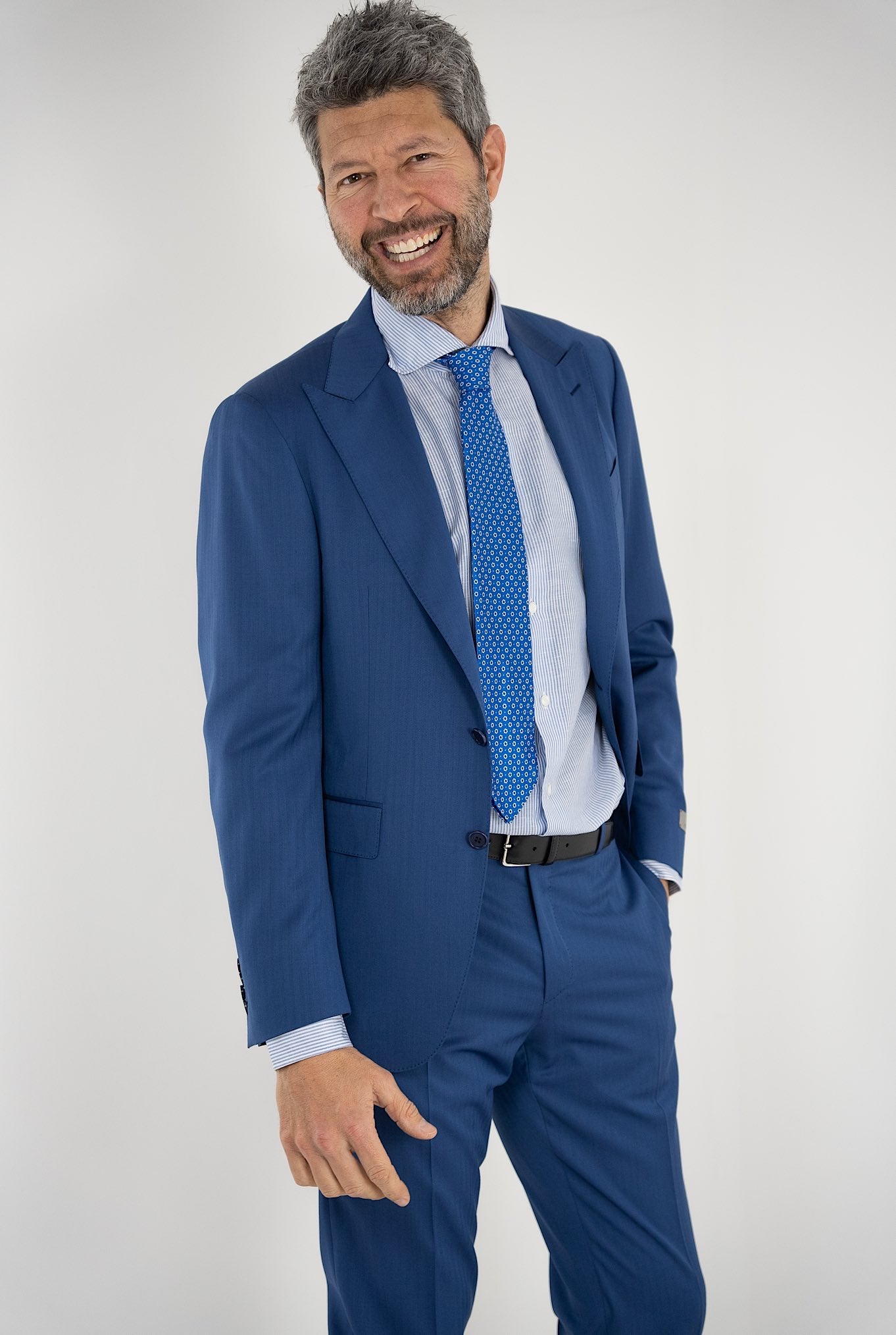 CANALI Abito Solaro Petto a Lancia Blu - Guarino Store