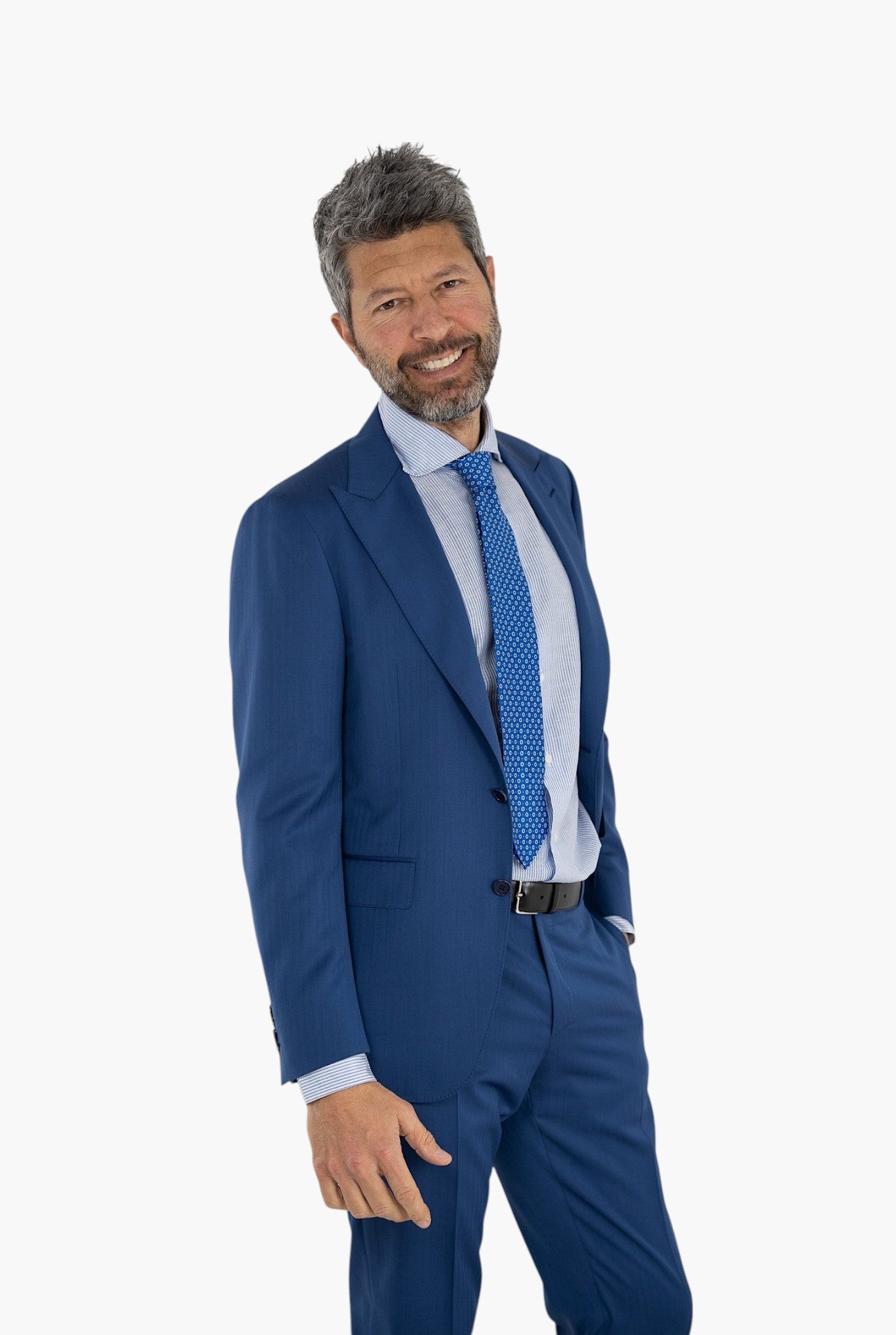 CANALI Abito Solaro Petto a Lancia Blu