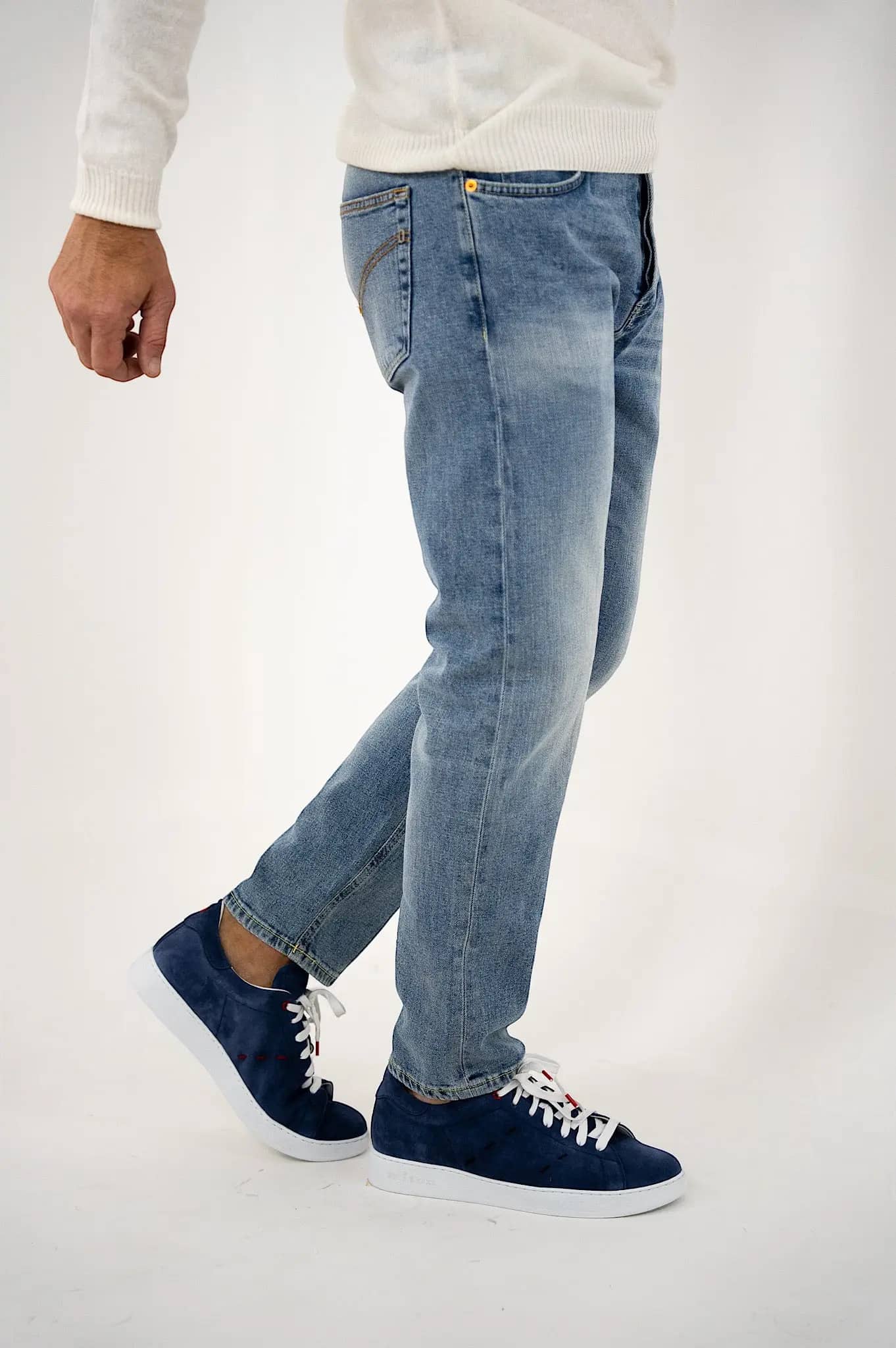 Jeans "Dian" Lavaggio Medio Chiaro Slim Fit - Guarino Store
