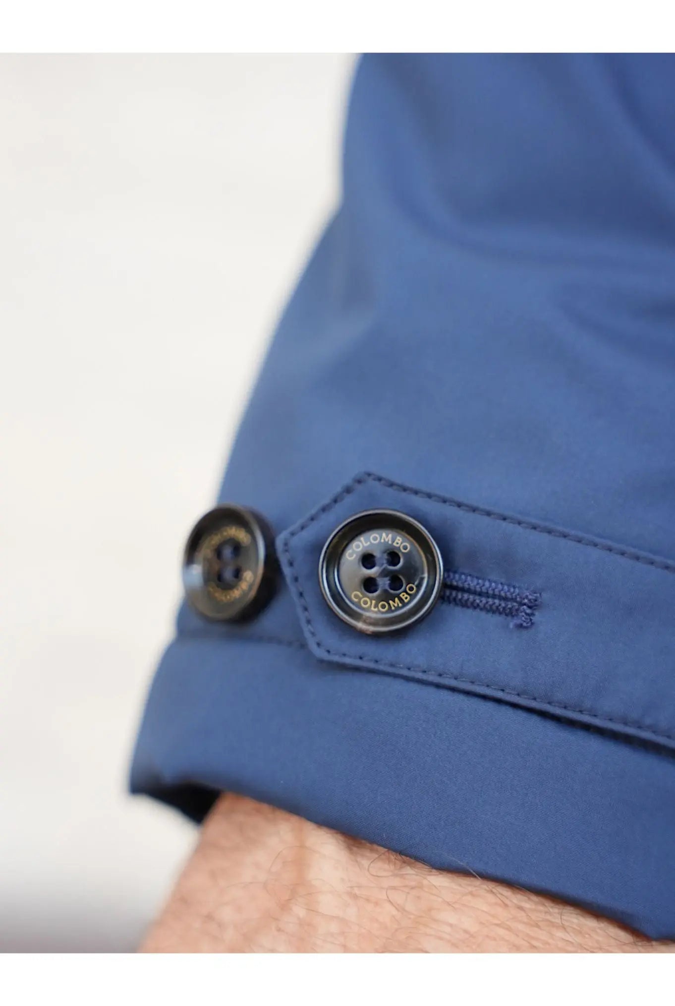 Colombo Giubbino Giacca Foderata in Cashmere Blu - Guarino Store