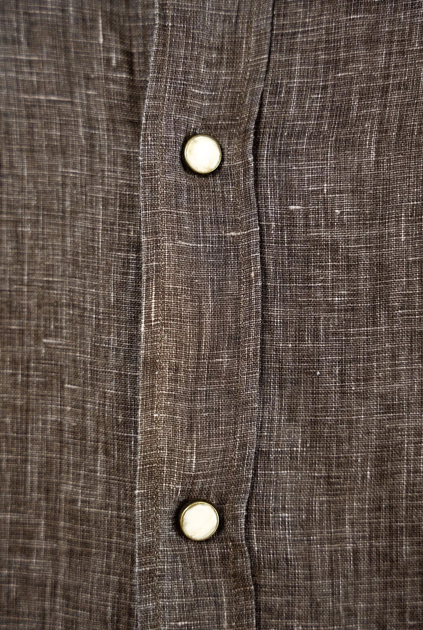 GIANNETTO PORTOFINO Camicia Lino Tabacco SLIM FIT - Guarino Store