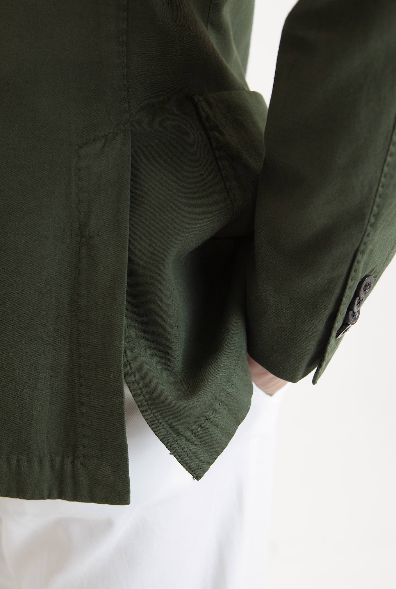 BOGLIOLI Giacca K-Jacket Cotone e Lino Verde - Guarino Store