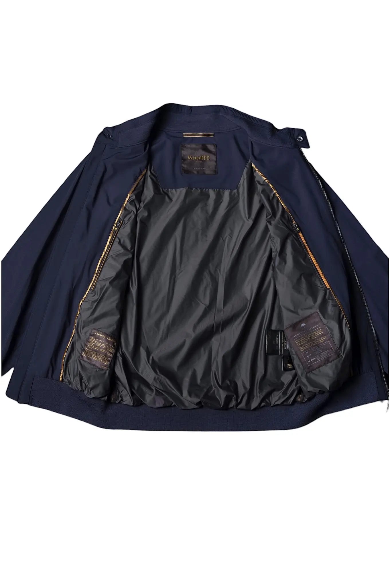 Bomber "Alberti" Stretch Water Resistant Blu Scuro - Guarino Store