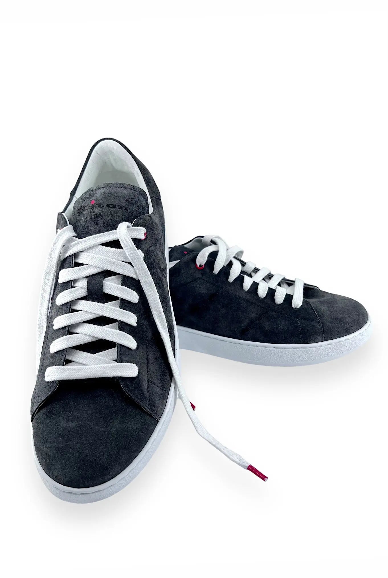 Sneakers in Suede Grigio - Guarino Store