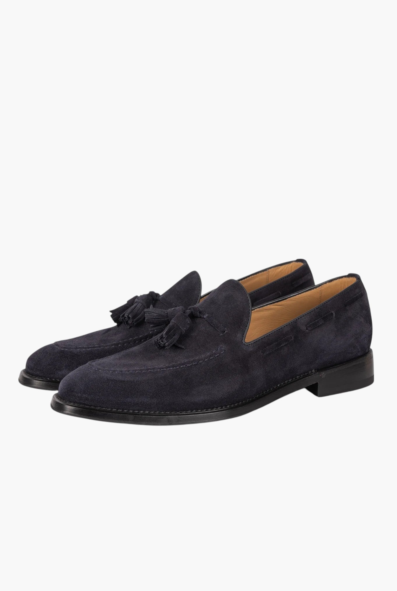 BARRETT Mocassini Nappine Suede Blu Scuro