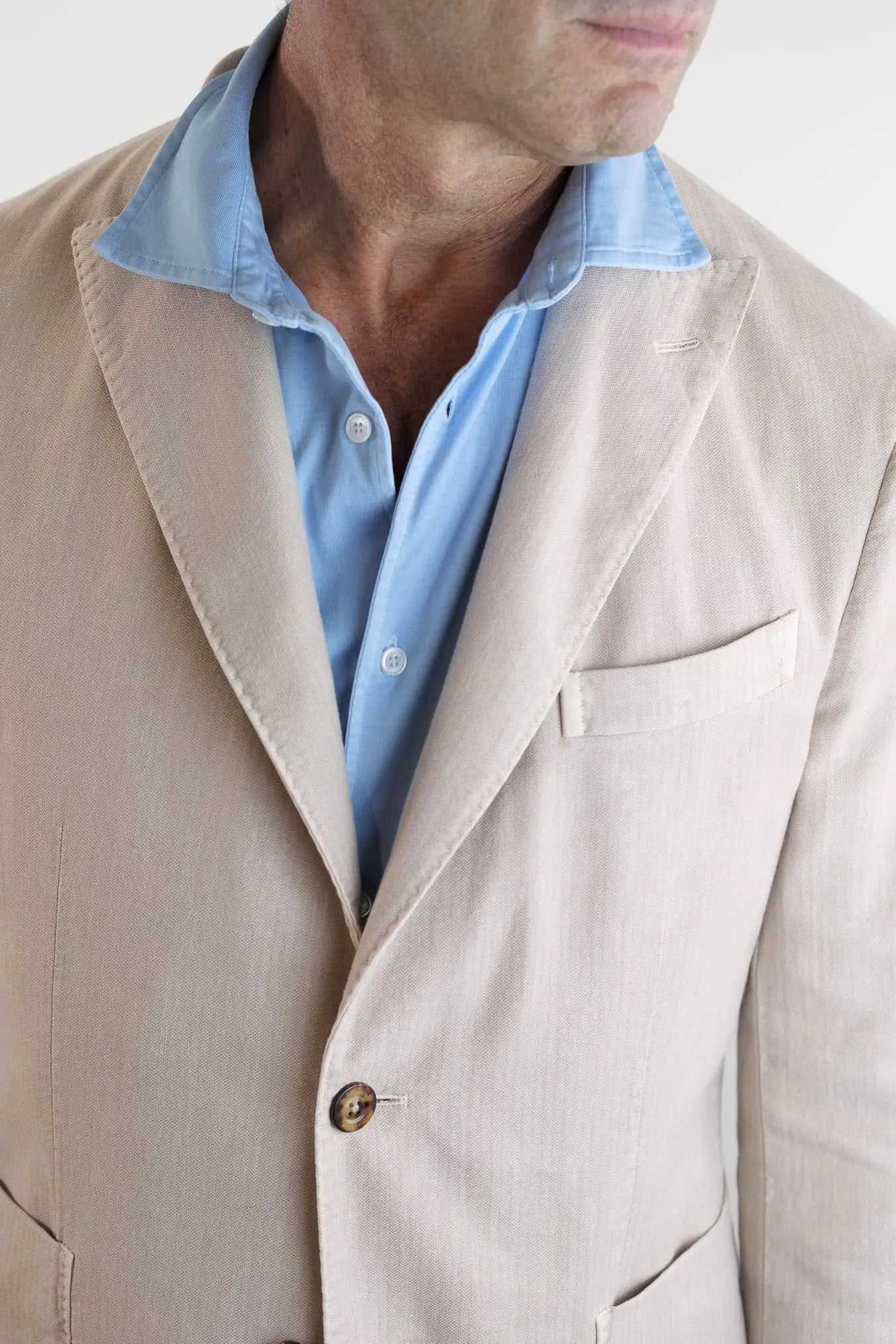 BOGLIOLI Giacca K-Jacket Lino Cotone Beige