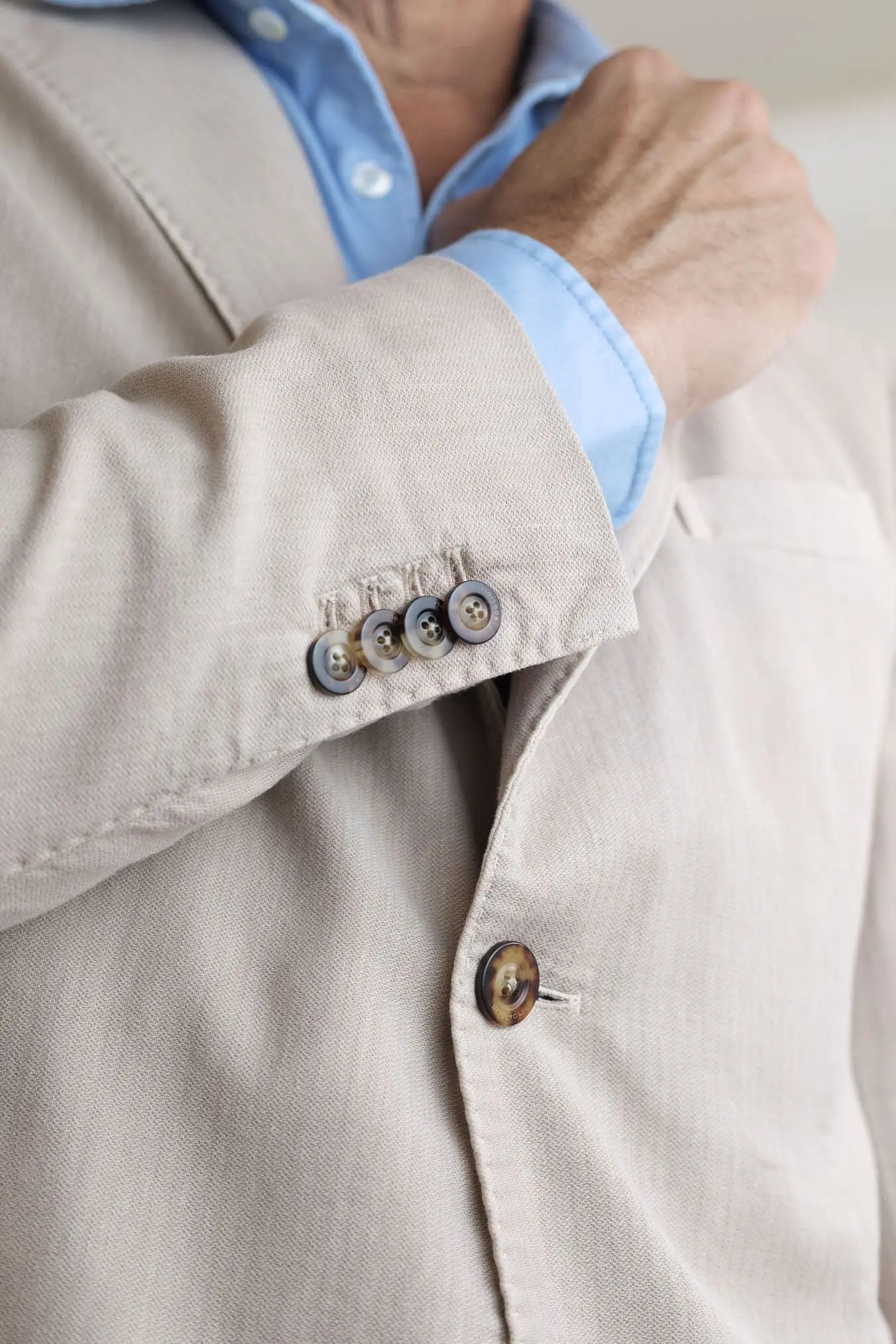 BOGLIOLI Giacca K-Jacket Lino Cotone Beige