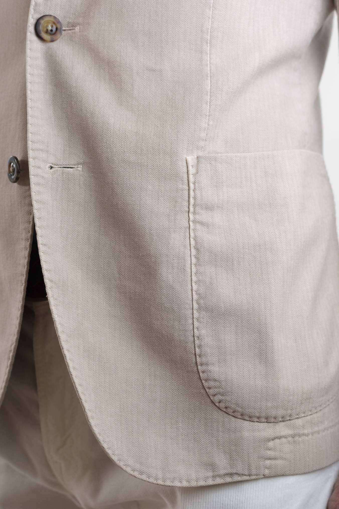 BOGLIOLI Giacca K-Jacket Lino Cotone Beige