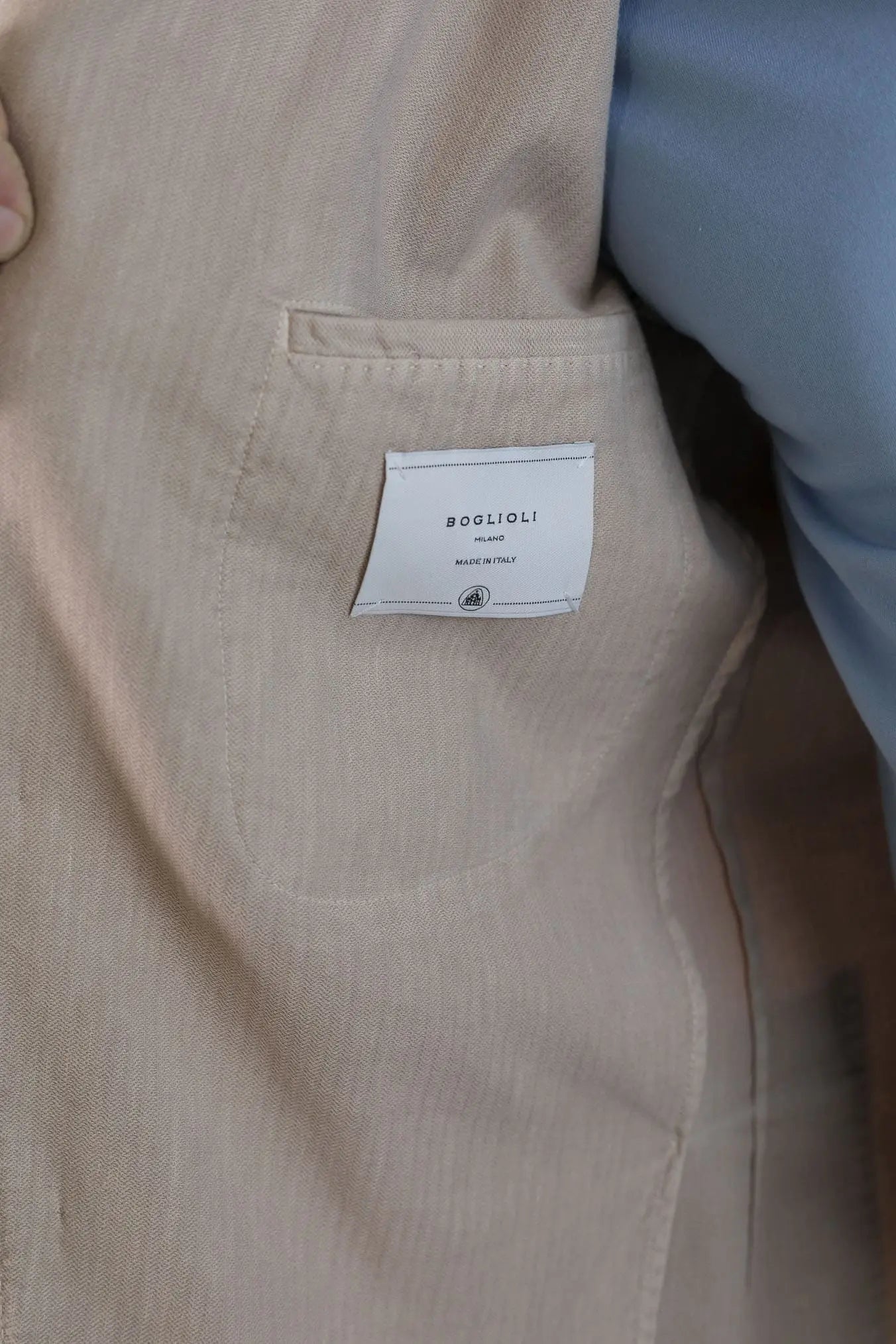 BOGLIOLI Giacca K-Jacket Lino Cotone Beige