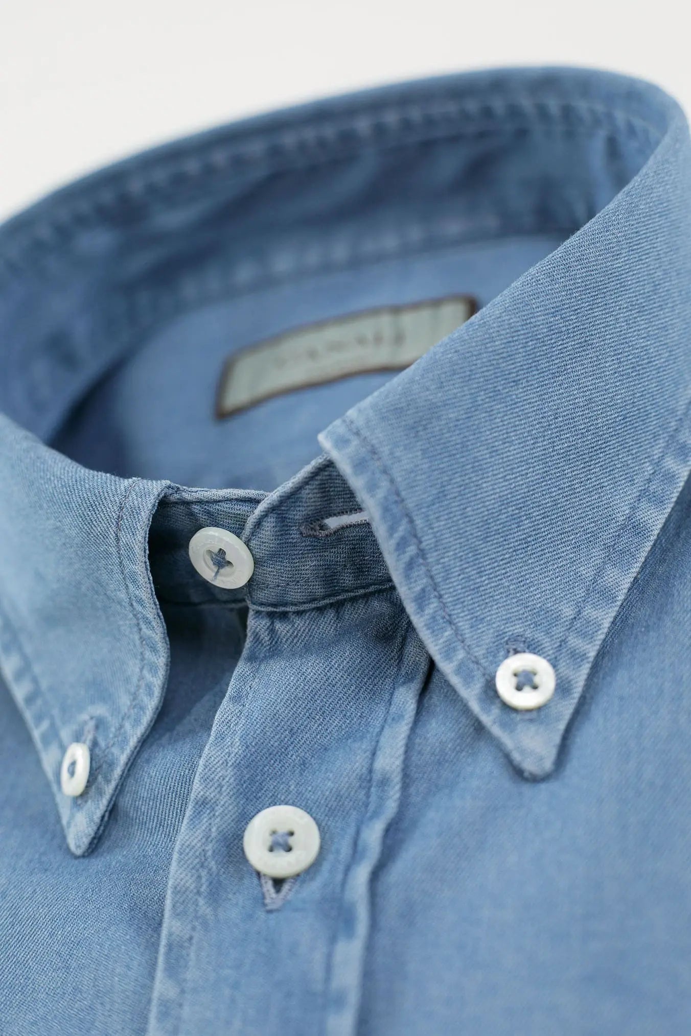 CANALI Camicia Denim Superlight Button Down