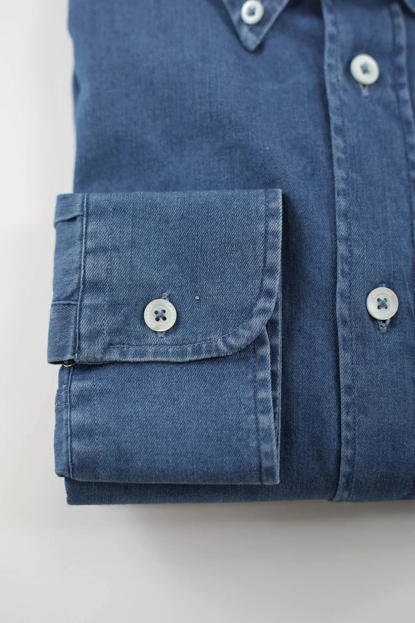 CANALI Camicia Denim Button Down