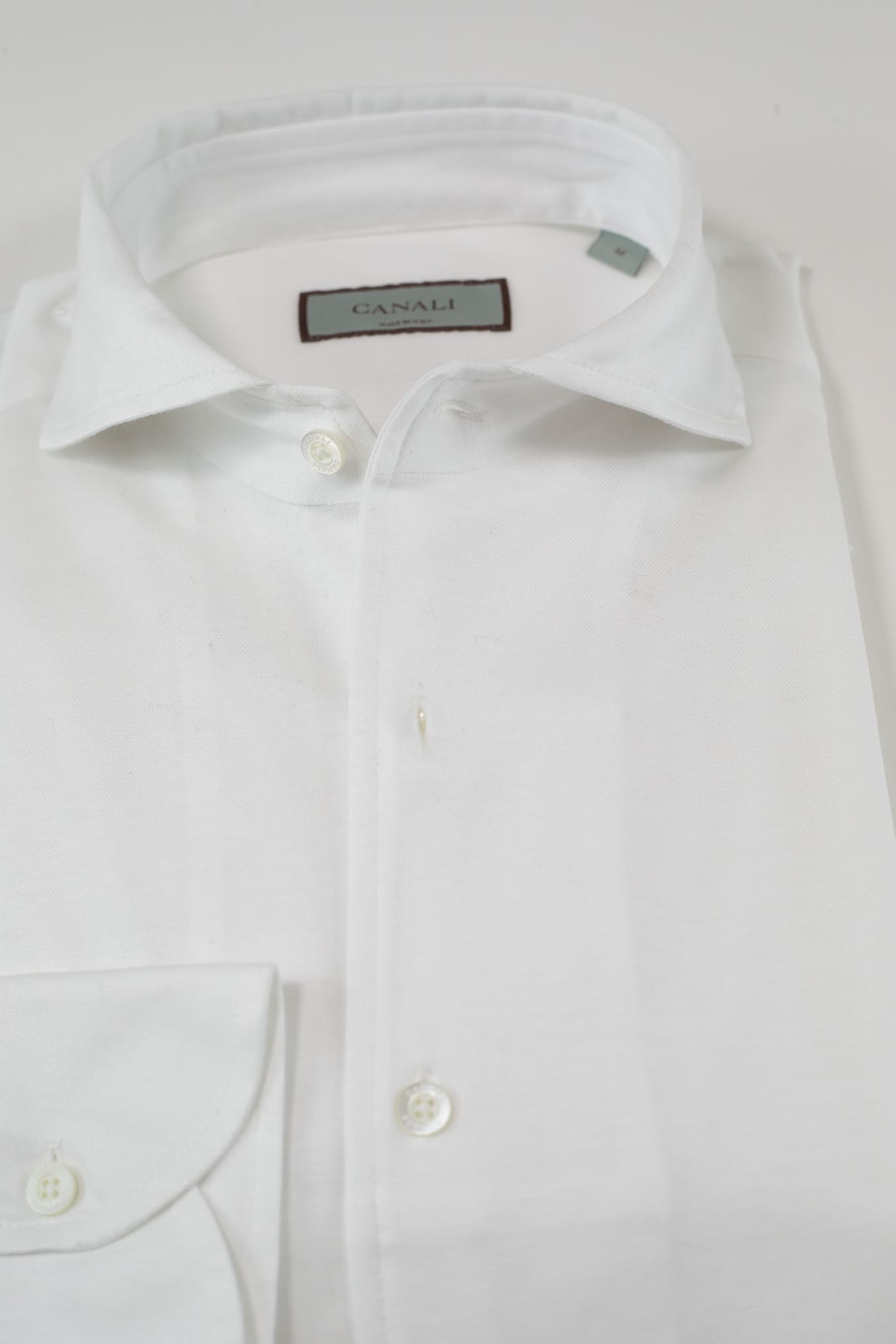 Camicia Superlight Piquet Bianco - Guarino Store