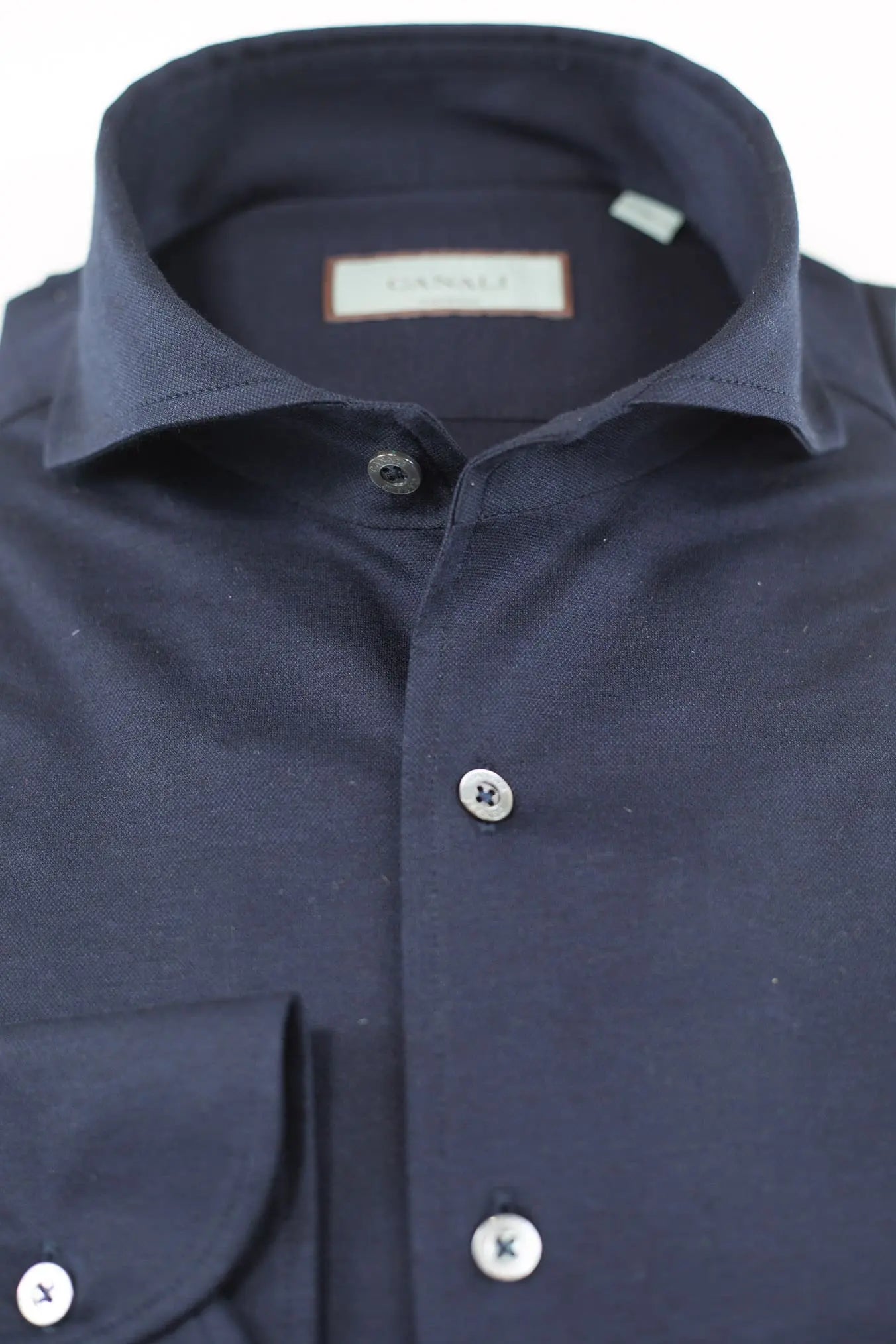 Camicia Superlight Piquet Blu Scuro - Guarino Store