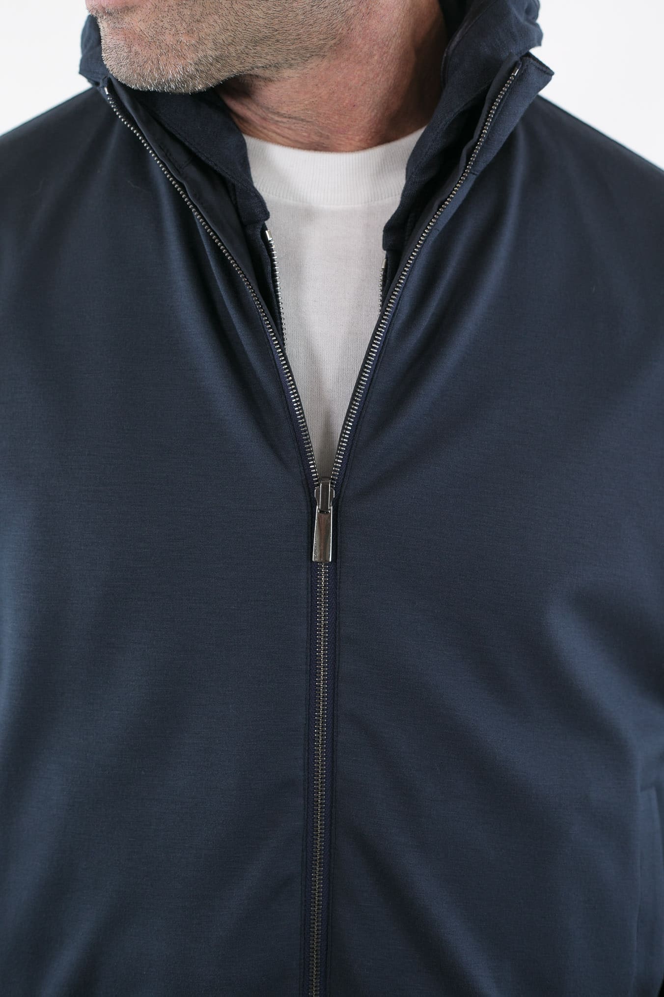 Giubbotto Reversibile Tessuto Tecnico Blu - Guarino Store